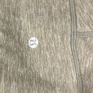 Lululemon Wunder Under Heathered Green leggings